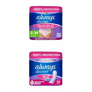 Save $2.50 on Always Discreet