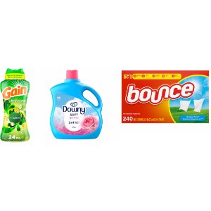 Save $3.00 on Downy, Bounce, Gain or Tide