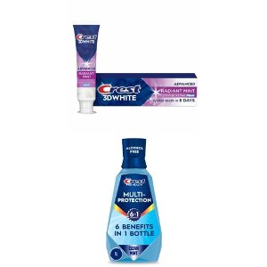 Save $1.00 on Crest Toothpaste or Mouthwash