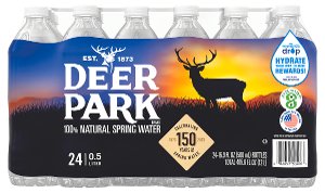 $3.99 Deer Park Spring Water