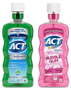 Save 20% on any ACT Mouthwash  PICKUP OR DELIVERY ONLY