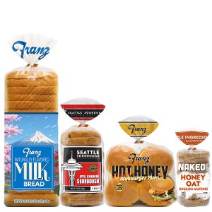Save 20% on select Franz, Naked & Seattle Sourdough Bread Products