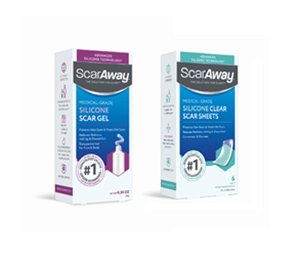 Save $4.00 on ScarAway Silicone Repair Gel or Scar Sheets