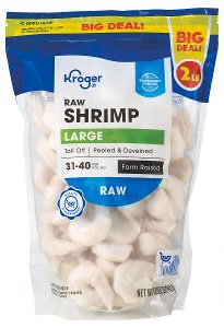 $13.98 Kroger Large Shrimp