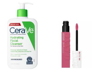 $11.99 CeraVe or Maybelline Lip