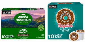 $6.99 Green Mountain, Donut Shop, or McCafe Coffee