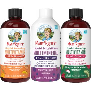 Save $8.00 on MaryRuth's Liquid Hair Growth or Skin Renewal