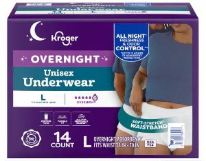 $7.49 Kroger Adult Underwear