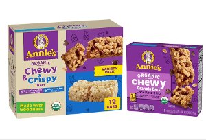 Save 25% on Annie's Bars PICKUP OR DELIVERY ONLY