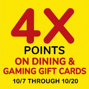 Get 4x POINTS