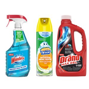 Save 50% off Scrubbing Bubbles, Windex or Shout