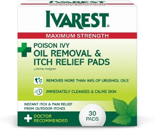 Save $3.00 on Ivarest Poison Ivy Oil Removal & Itch Relief Pads