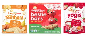 $2.99 Happy Baby Yogi's, Creamies or Teethers