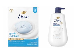 $8.99 Dove Body Wash or Bar Soap