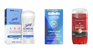 $11.99 Secret, Gillette or Old Spice
