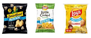 $3.49 Party Size Lays, Kettle Cooked or Smartfood