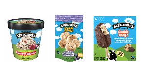 $2.99 Ben & Jerry's Ice Cream, Dough Chunks or Bars