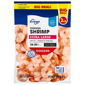 $13.98 Kroger Cooked Shrimp