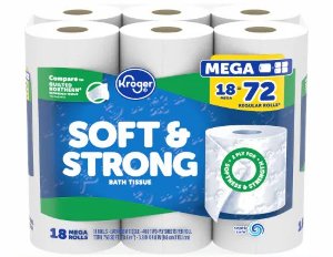 $11.99 Kroger Soft & Strong Bath Tissue