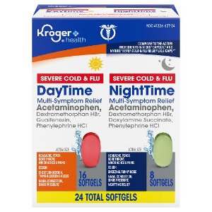 Save $1.00 on Kroger Severe Day/Night Cold & Flu Softgels