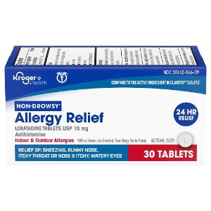 Save $0.50 on Kroger 24 HR Allergy Relief Tabs