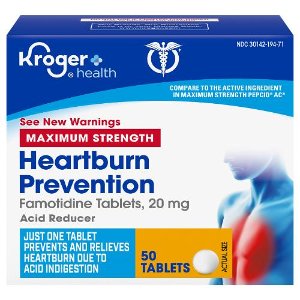 Save $0.50 on Kroger Max Heartburn Prevention Tabs