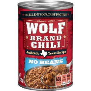 Save $0.50 on Wolf Chili