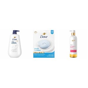 Save $3.00 on Dove Body Wash, Bar Soap or Serum+Oil