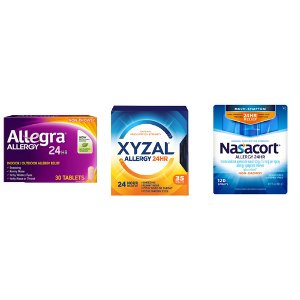 Save $1.00 on Allegra Gels or Tablets, Xyzal, Nasacort