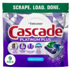 Save $1.00 on Cascade Action Pacs