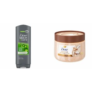 Save $1.00 on Dove Men Body Wash or Scrubs
