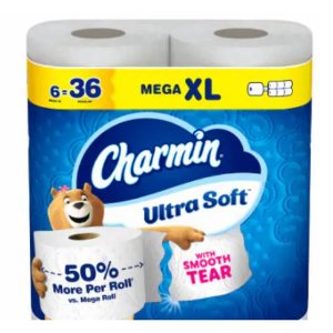 Save $2.50 on Charmin Bath Tissue