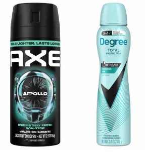 $3.99 Axe or Degree Deodorant