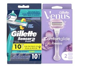 $6.99 Gillette or Venus Razors