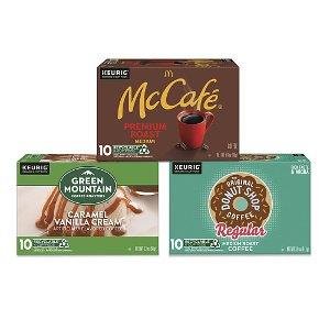 $6.99 Green Mountain, Donut Shop, or McCafe Coffee