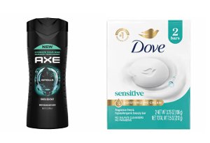 $3.49 Axe or Dove