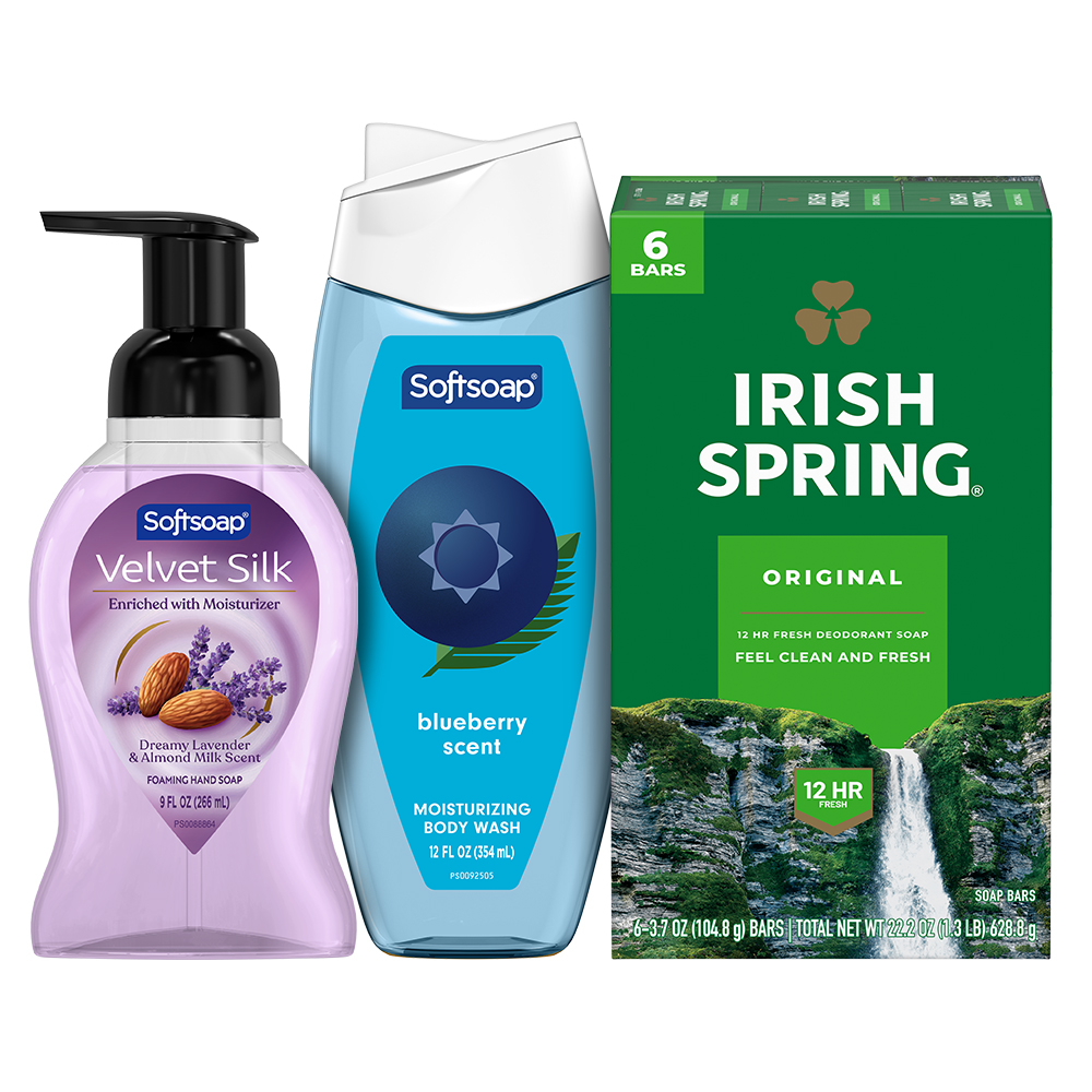 Save $0.75 on Irish Spring or Softsoap