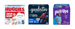 Save $4.00 on Huggies, Goodnites or Pullups