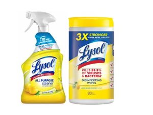 $3.99 Lysol Cleaner or Wipes