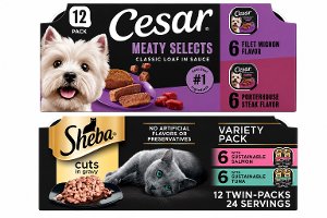 Save $2 on Sheba or Cesar 12ct Multipacks PICKUP OR DELIVERY ONLY