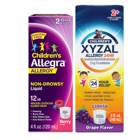 SAVE $4 off any ONE (1) Children's Allegra Or Children's Xyzal Allergy product