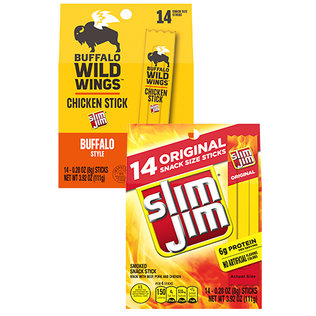Save $2.50 on any TWO (2) Slim Jim&reg; 14ct Multipack, any variety