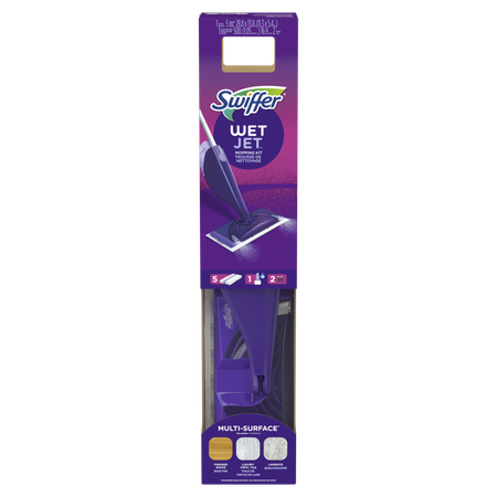 Save $3.00 on ONE Swiffer WetJet Starter Kit (excludes trial/travel size)