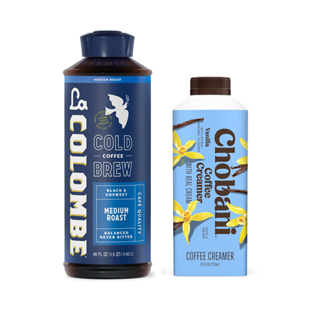 Save $1.00 on any TWO (2) Chobani&reg; Creamer or La Colombe Multi-Serve Cold Brew