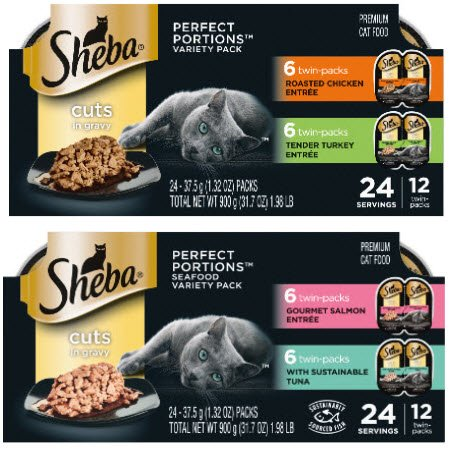 Save $3.00 on ONE (1) SHEBA® Perfect Portions™ Premium Cat Food 12ct. Multipack