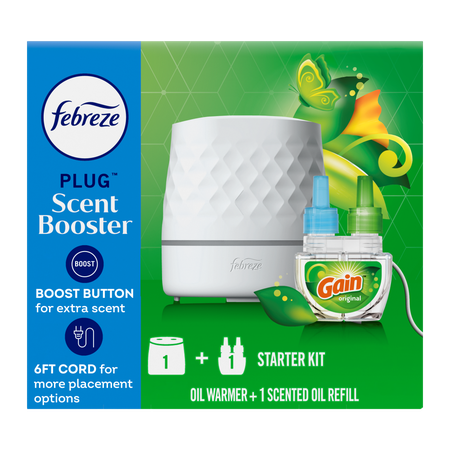 Save $5.00 on ONE Febreze Plug Scent Booster OR Febreze Scent Booster Starter Kit (excludes trial/travel size).