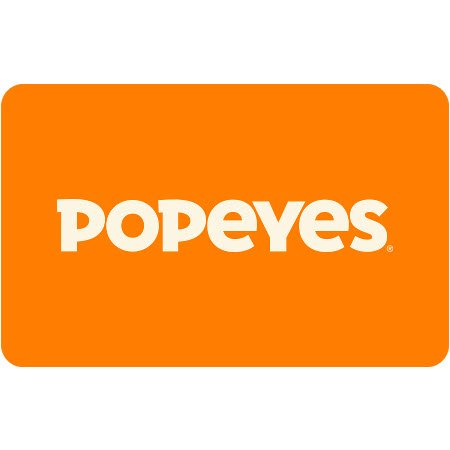 Buy $50 in Popeye's Gift Cards & save $10 when you purchase $25 or more of groceries