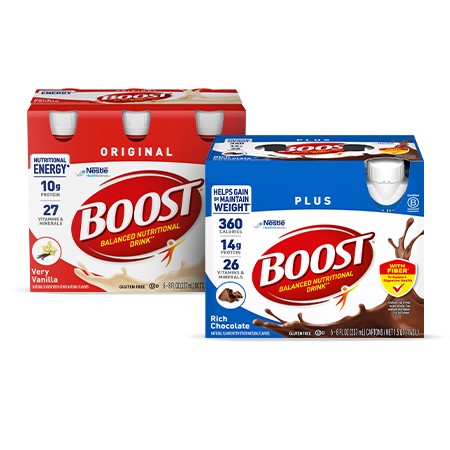 Save $6.00 on any TWO (2) BOOST &reg; Nutritional Shake Multipack, 4-pack or larger
