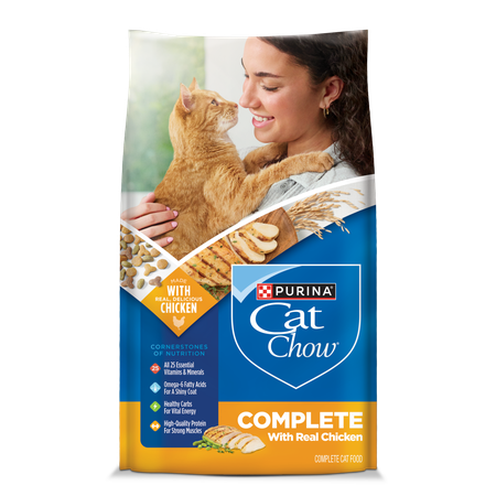 SAVE $4.00 on any ONE (1) 13 lb or larger Bag Purina® Cat Chow® Dry Cat Food