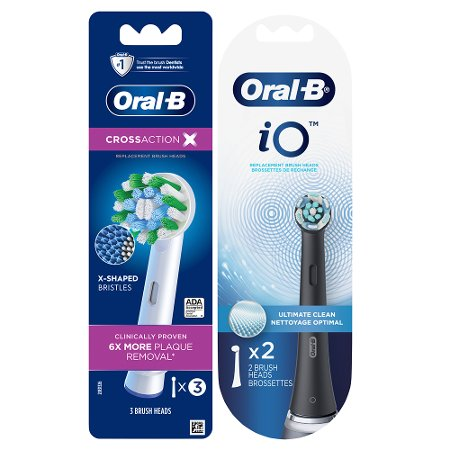 Save $5.00 on ONE Oral-B iO Refills 2ct or greater OR Oral-B non-iO Refills in a 3 ct or greater pack.